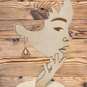 Tropical Sun Ray Tear Drop Hook Earrings - 3d Printed - 1 Pair